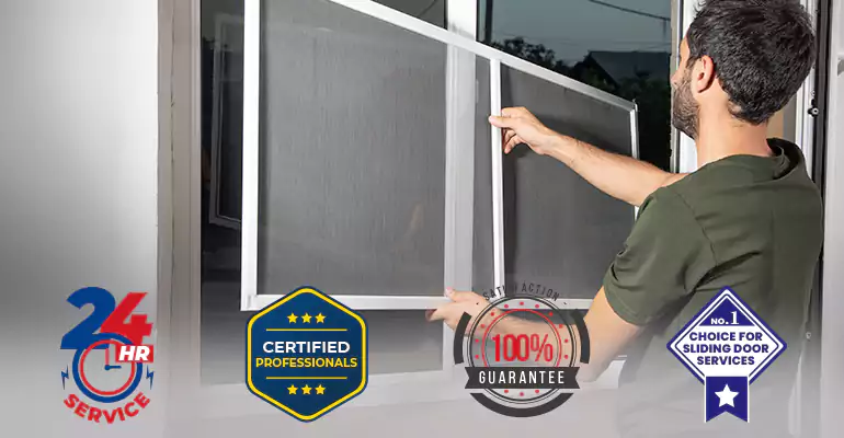 Sliding Screen Door Frame Repair in Lauderhill